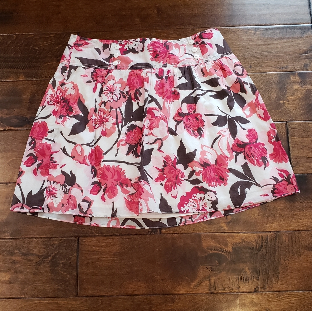 Loft Skirt Size 6P Floral